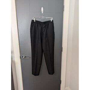 Donnkenny Classics Womens Black Elastic Waist Pull-On Pants with Pockets - 16S